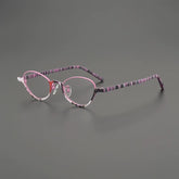 Flora Ultralight Titanium Glasses Frame Cat Eye Frames Southood Pink